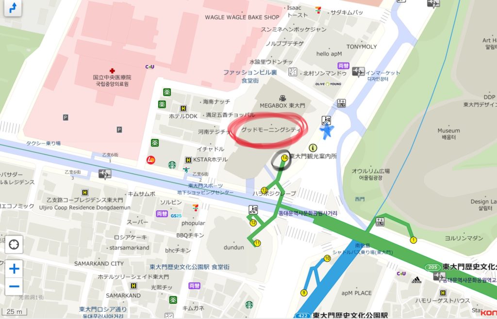 スパレックス　東大門　行き方　アクセス